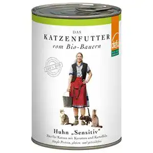 Bio-Katzenfutter defu Katze Huhn Sensitive Pâté