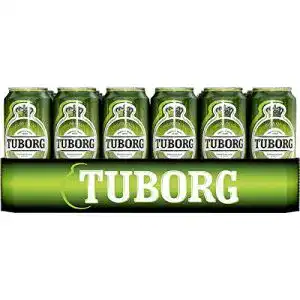 Dosenbier Tuborg 24 Dosen Bier a 0,5L Liter Bier inc. 6.00€ EINWEG