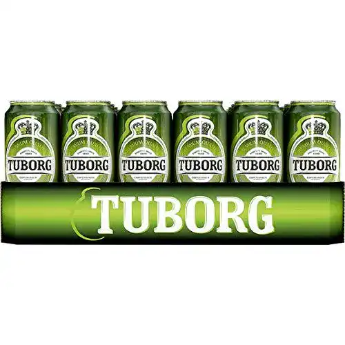 Dosenbier Tuborg 24 Dosen Bier a 0,5L Liter Bier inc. 6.00€ EINWEG