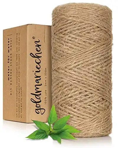 Schnur goldmariechen Premium Jute, 100m Kordelband