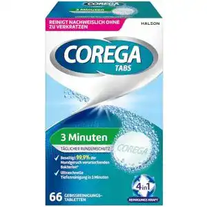Zahnspangenreiniger Corega Tabs 3 Minuten, 66 St.