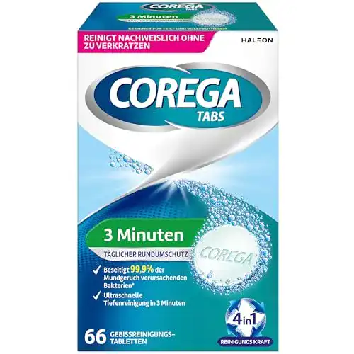 Zahnspangenreiniger Corega Tabs 3 Minuten, 66 St.