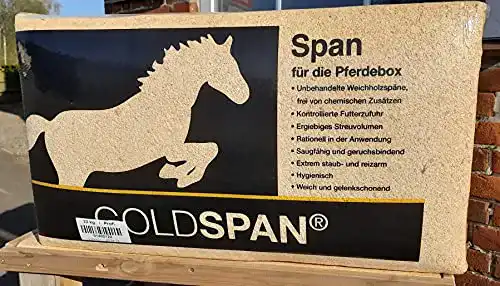 Einstreu Pferde Goldspan 22 kg Sägespäne fein Späne