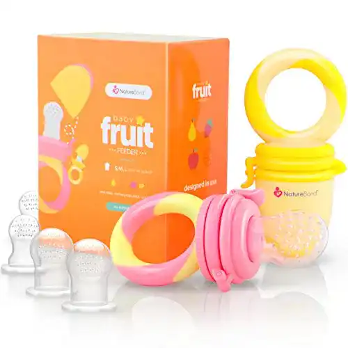Fruchtsauger NatureBond Baby Schnuller, 2 Stück, ab 3 Monate