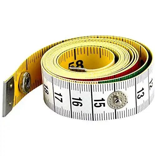 Schneidermaßband AFASOES Maßband Weich mit Knopf