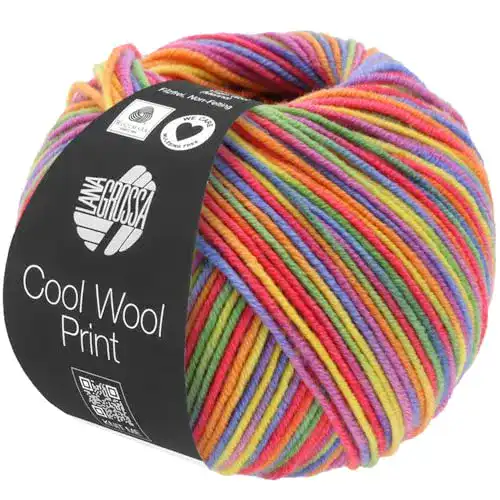 Regenbogen-Wolle Lana Grossa Cool Wool Print 703