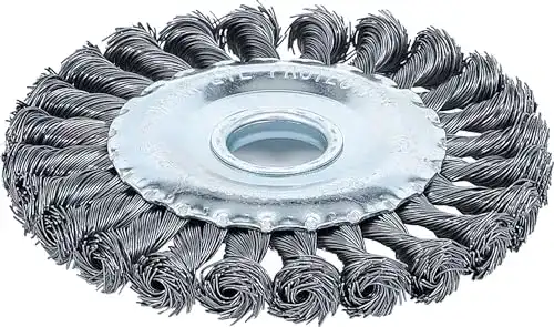 Unkrautbürste BGS 3986 Zopfrundbürste, Ø 125 mm