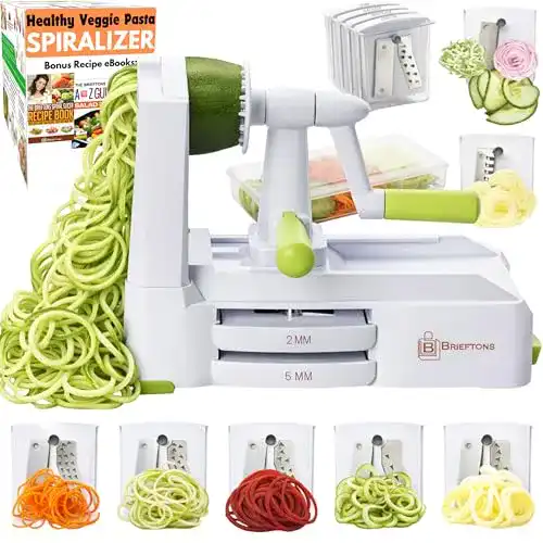 Spiralschneider (manuell) Brieftons 7-Blade Spiralizer