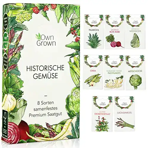 Gemüsesamen OwnGrown Alte Sorten: 8 Sorten im Set
