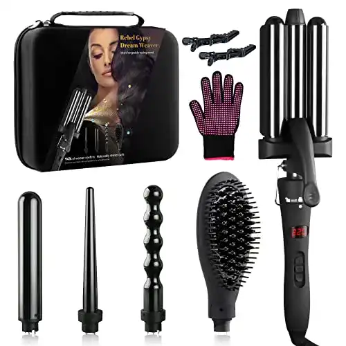 5-in-1-Lockenstab WeChip Lockenstab Set, 5 in 1, mit Verschiedenen