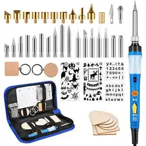 Brandmalerei-Set MHSolder Brandmalerei Lötkolben Set, 45pcs DIY Holz