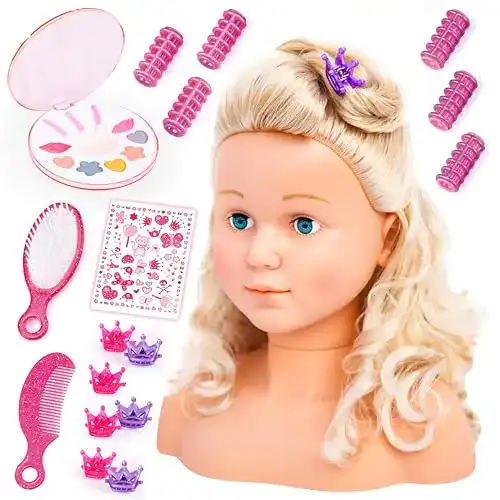 Schminkpuppe Bayer Design 90005AB Frisierkopf Schminkkopf