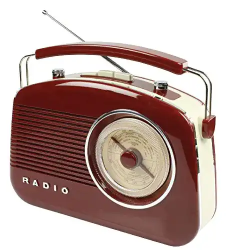 Retro-Radio König Koenig Retrodesign UKW/MW-Radio braun