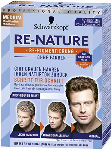 Die beste Haarfärbemittel für Männer RE-NATURE Re-Pigmentierung 145 ML 2026 Test Bestseller Haarfärbemittel für Männer RE-NATURE Re-Pigmentierung 145 ML
