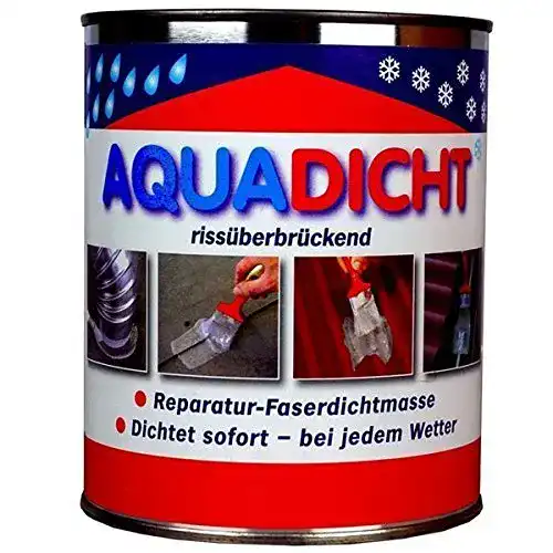 Flüssigfolie Aqua Dicht transparent, Dose1kg