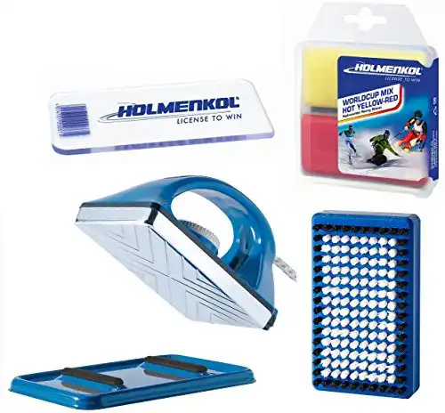 Skiwachs-Set Holmenkol Skiwax Set Skiwachs Worldcup Starter Set