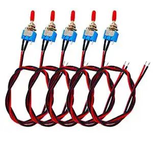 Kippschalter senvenelec 5 Stück Auto-Mini- 30cm vorverdrahtet