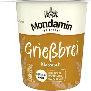 Grießbrei Mondamin Klassisch – der ideale Pausensnack 8x60g
