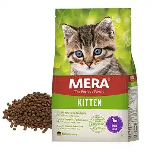 Mera-Trockenfutter Katze MERA Cats Kitten Ente, Trockenfutter