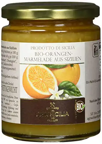 Orangenmarmelade Agrisicilia Sizilianische, (3 x 360 g)