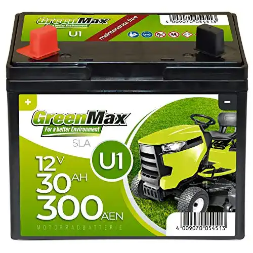 Rasentraktor-Batterie BIG Batterien GreenMax U1 Garden Power 12V