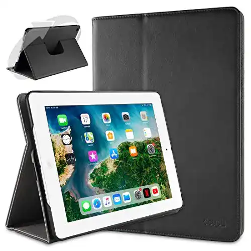 Tablet-Hülle doupi Deluxe, 360 Grad drehbar Schutz Hülle Ständer
