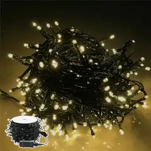 Lichterkette Eisregen (außen) NAIZY, 30m 300 LED Lichter 8 Modi