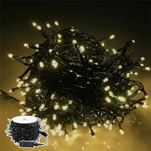 Lichterkette Eisregen (außen) NAIZY, 30m 300 LED Lichter 8 Modi