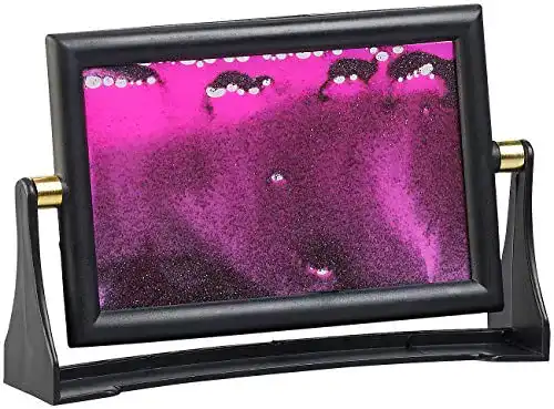 Sandbild infactory Bilderrahmen: Schwenkbares Mini- Dream Pink