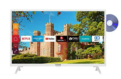 Fernseher 32 Zoll weiß Telefunken XF32J519D-W Smart TV