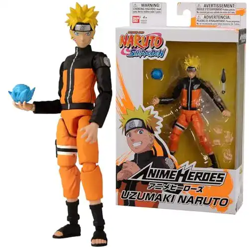 Naruto-Figur BANDAI Anime Heroes Figur 17 cm Naruto Uzumaki