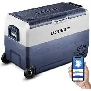 Kühlbox mit Rollen BODEGA 50L Kompressor Kühlbox