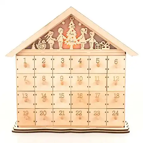 Adventskalender zum Befüllen pajoma Bethlehem 24 Schubladen