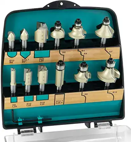 Fräser-Set ENT European Norm Tools ENT 09012PLUS 12-tlg.