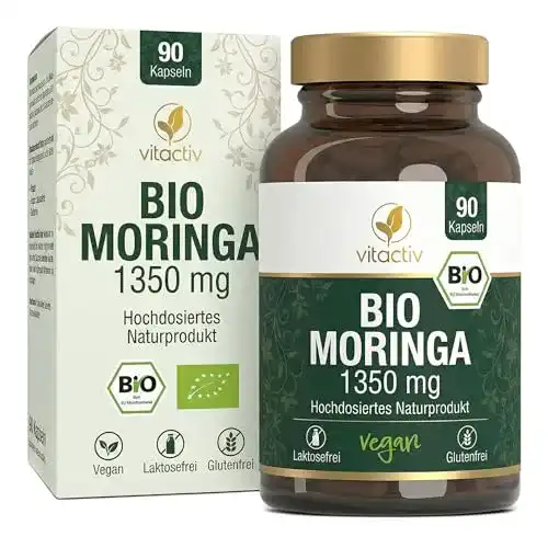 Moringa-Kapseln Vitactiv Natural Nutrition MORINGA 450mg