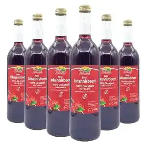 Johannisbeersaft Bleichhof Roter, 100% Direktsaft, 6x 0,72l