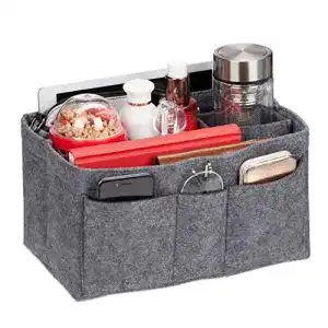 Handtaschen-Organizer Relaxdays Taschenorganizer, Filz, M