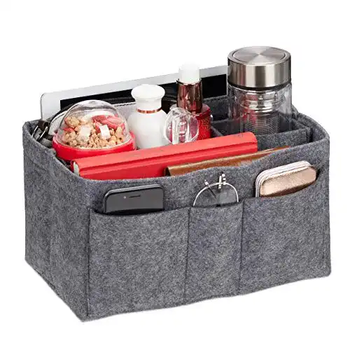 Handtaschen-Organizer Relaxdays Taschenorganizer, Filz, M