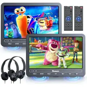 Tragbarer DVD-Player NAVISKAUTO 2 10,1″ Auto Kopfstütze
