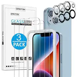 iPhone-14-Panzerglas OMOTON für iPhone 14 Panzer Schutz Glas