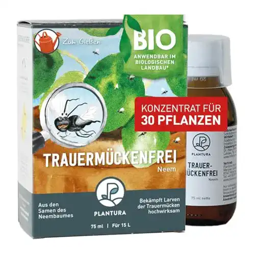 Nematoden Plantura Bio Trauermückenfrei Neem, wirksam 75 ml