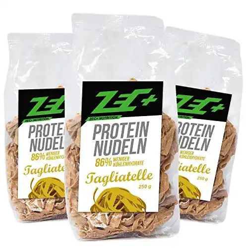 Die beste Low-Carb-Nudeln Zec+ Nutrition, 3 x 250g, Made in Germany 2026 Test Bestseller Low-Carb-Nudeln Zec+ Nutrition, 3 x 250g, Made in Germany