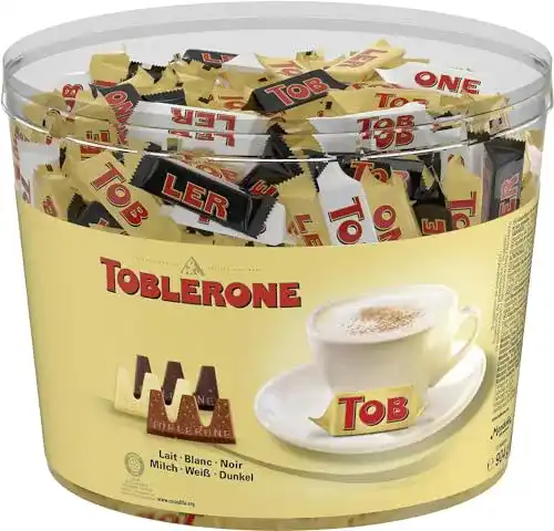Schweizer Schokolade Toblerone Mixed Minis, 904g Dose