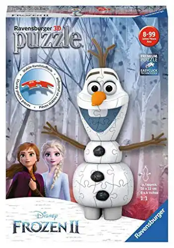 Puzzle Ravensburger 3D 11157 – Olaf – 54 Teile