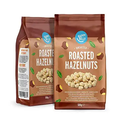 Haselnüsse Happy Belly Amazon-Marke: Haselnusskerne, 2x500g