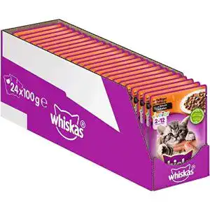 Whiskas-Katzenfutter whiskas Junior Geflügel 24 à 100g