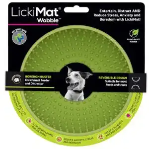 Leckmatte Hund INDUSTRIPET Wackel-Lickimatte, grün