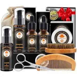 Bartpflege-Set XIKEZAN Bartpflege Set mit 60ML Bart Conditioner