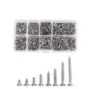 Holzschrauben Hilitand 800pcs M2 Kreuzschlitzschrauben