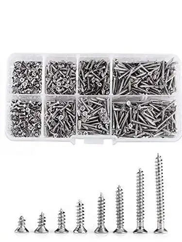 Holzschrauben Hilitand 800pcs M2 Kreuzschlitzschrauben
